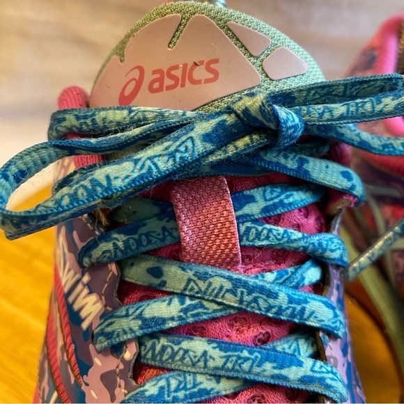 ASICS Shoes Women’s‎ Size 7 Lace Up Sneakers Mixed Colors - Picture 4 of 10